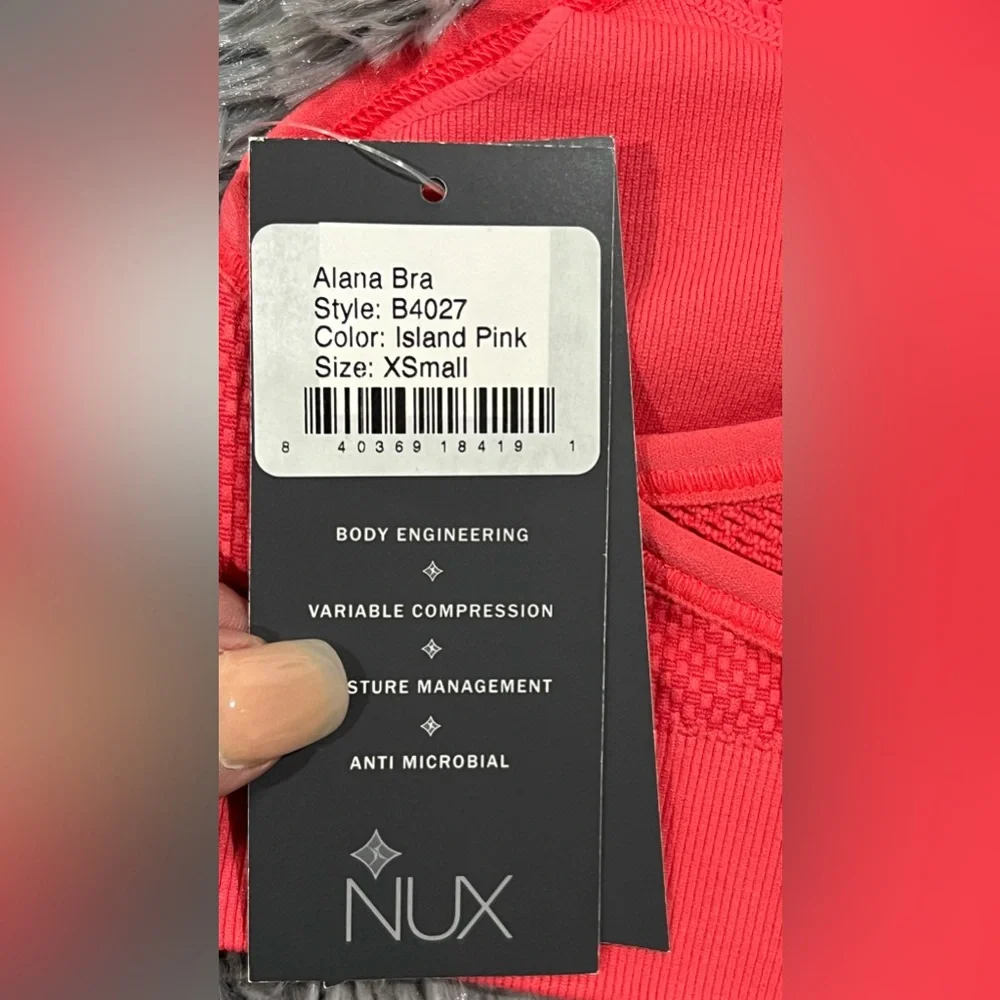 Nux Seamless Alana Bra HOT Pink - Picture 5 of 5